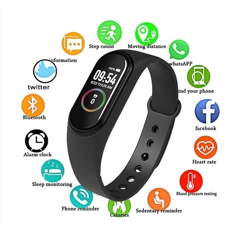 Relógio Smartwatch Smartband Pressão Corrida Bicicleta Fitin