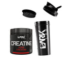 100% Pura 300g a 150g Monohidrato de Creatina Kit + Fuse - Dark Coqueteleira Shaeler
