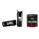 100% Pura 300g a 150g Monohidrato de Creatina Kit + Fuse - Dark Coqueteleira Shaeler