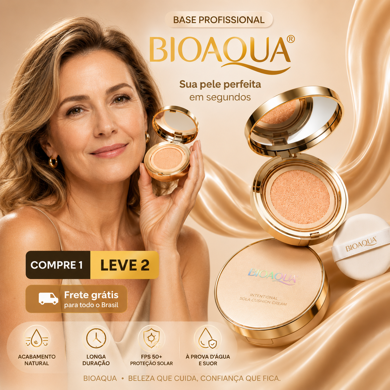 Base Profissional Bioaqua Compre 1 Leve 2 (  PAGUE EM ATÉ 12X )