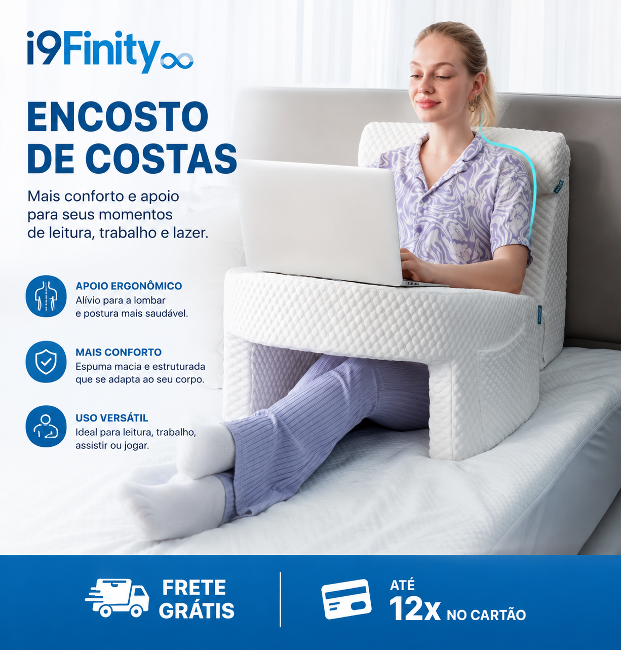 ALMOFADA READING PILLOW--- APROVEITE ESTA PROMOÇÃO DESTA SEMANA 12X NO CARTÃO.