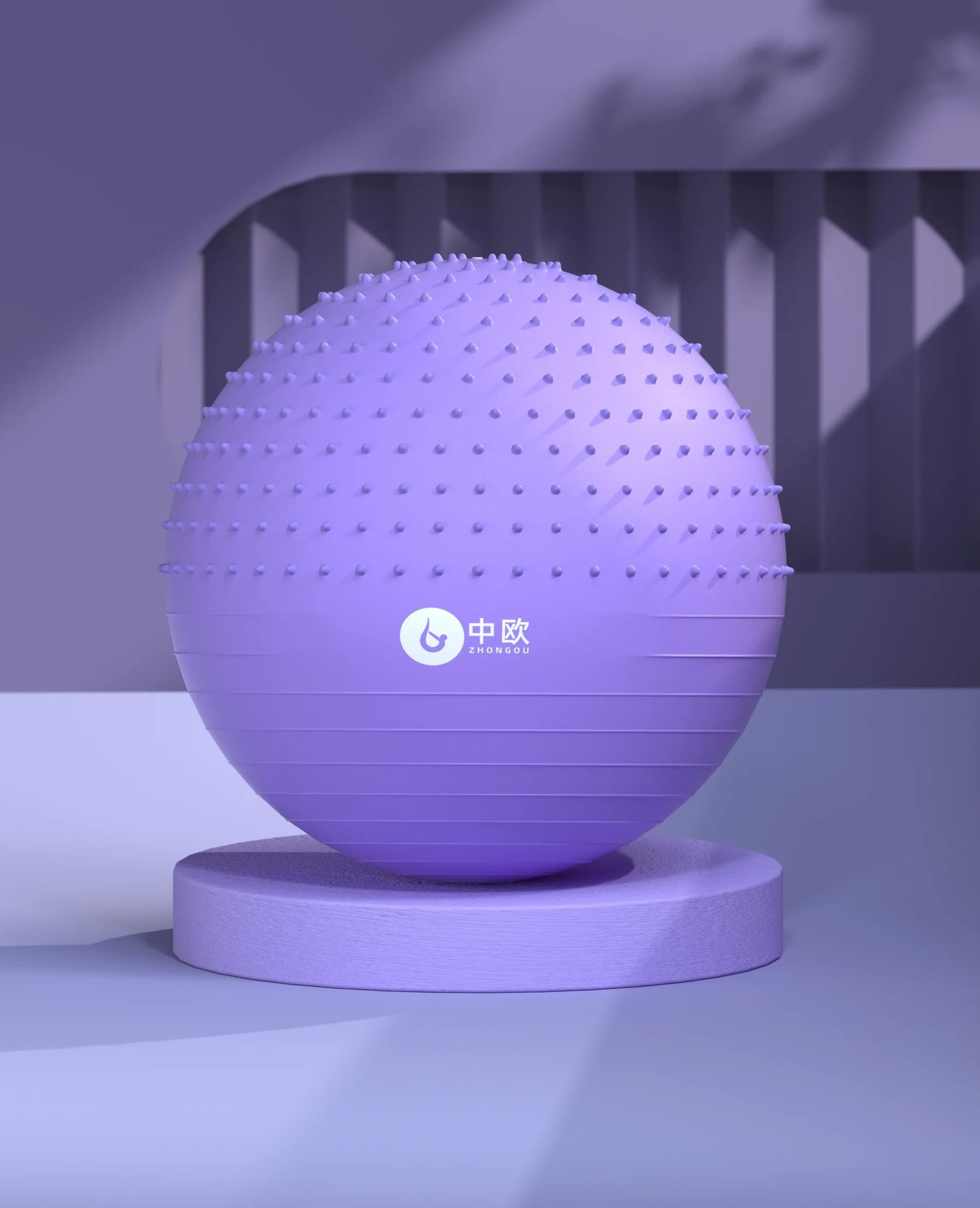 Bola de pilates e yoga.