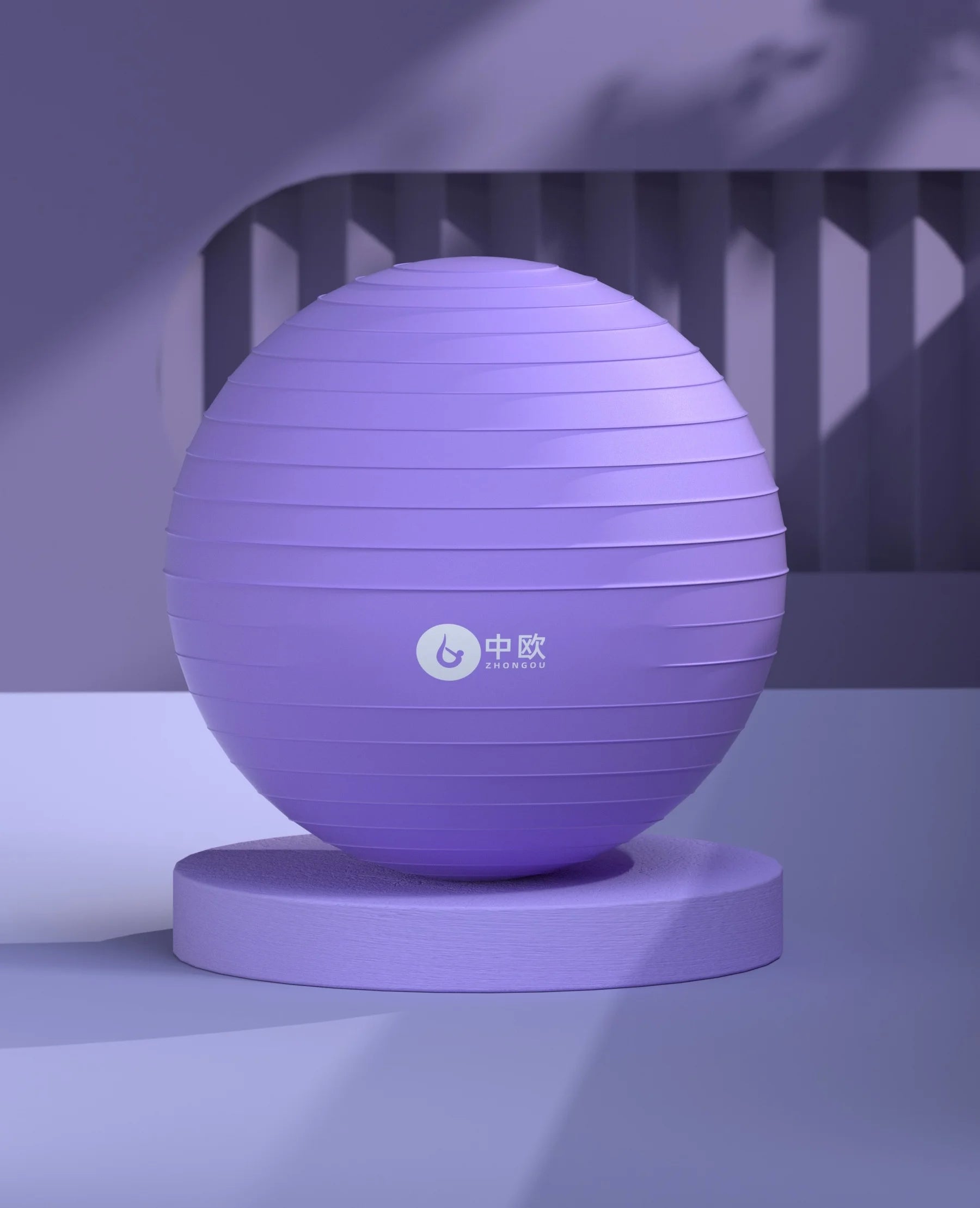 Bola de pilates e yoga.