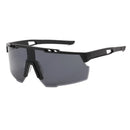 Oculos de sol espelhados modelo Goggle para ciclismo e esportes.