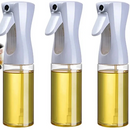 Borrifador de Óleo Premium 2 em 1 com spray de névoa fina e dosador, disponível em 200ml, 300ml e 500ml, ideal para Air Fryer, churrasco, saladas e preparo de alimentos.