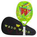 Raquete de  Beach Tennis praia 3k 12k fibra de carbono.