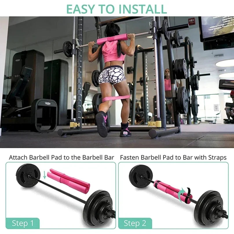 Almofada de apoio para pescoço e ombros para levantamento de peso