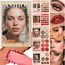 Paleta de maquiagem completa premium com 67 cores, incluindo sombras, blush, contorno e iluminador de alta pigmentação para maquiagem profissional.