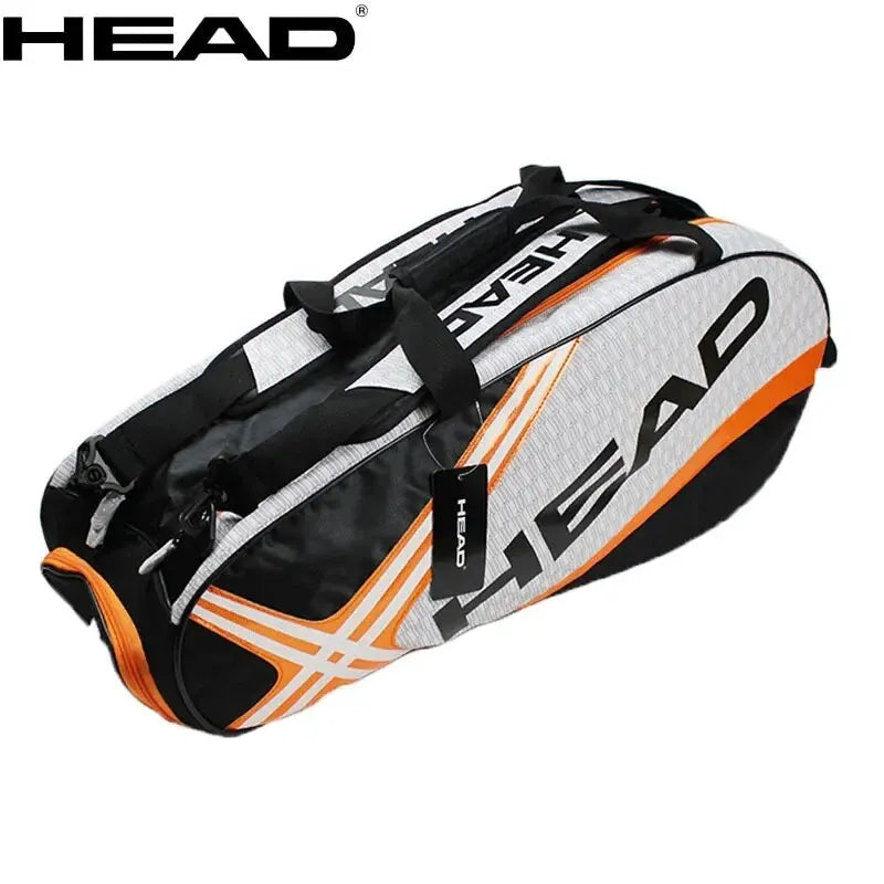 Mochila raqueteira HEAD capacidade de 3 a 6 raquetes e acessorios pessoais.