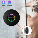 Caixa de Som Bluetooth Portátil Premium com LED e Ventosa à Prova d'Água
