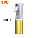 Borrifador de Óleo Premium 2 em 1 com spray de névoa fina e dosador, disponível em 200ml, 300ml e 500ml, ideal para Air Fryer, churrasco, saladas e preparo de alimentos.