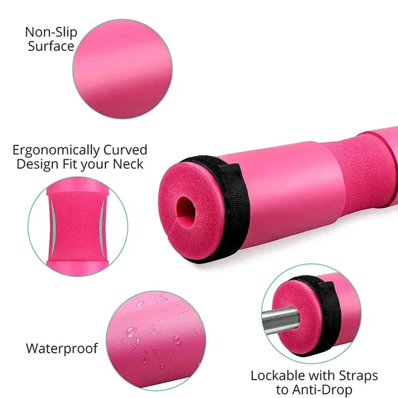 Almofada de apoio para pescoço e ombros para levantamento de peso