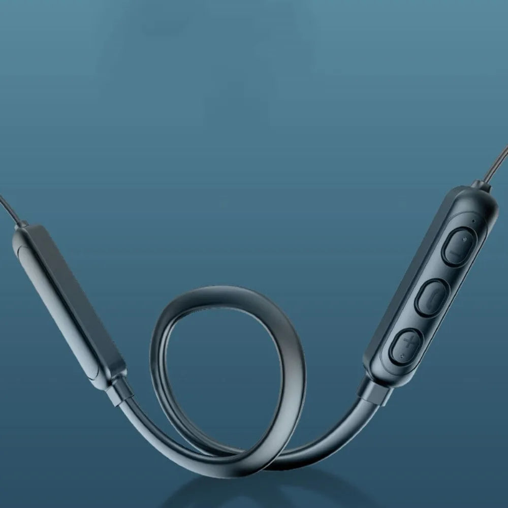 Fone de ouvido com alça sem fio neckband esportivo bluetooth 5.0