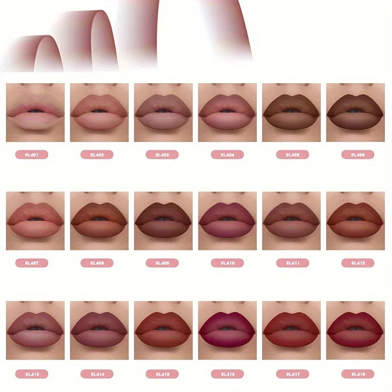 Lápis Delineador Labial Fosco Velvet – Kit com 6 Cores