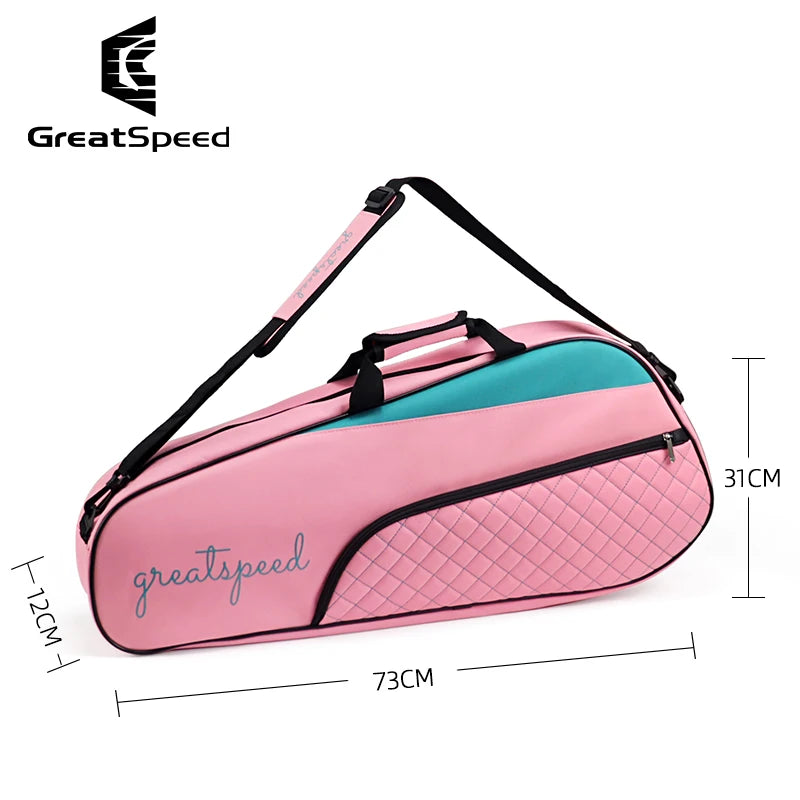 Mochila para raquete de  tenis e badminton.