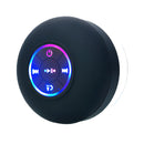 Caixa de Som Bluetooth Portátil Premium com LED e Ventosa à Prova d'Água