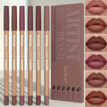 Lápis Delineador Labial Fosco Velvet – Kit com 6 Cores compre 1 leve 2 + Brinde
