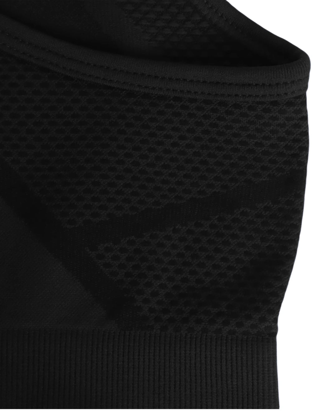 Conjunto fitness cintura alta e decote na costa.