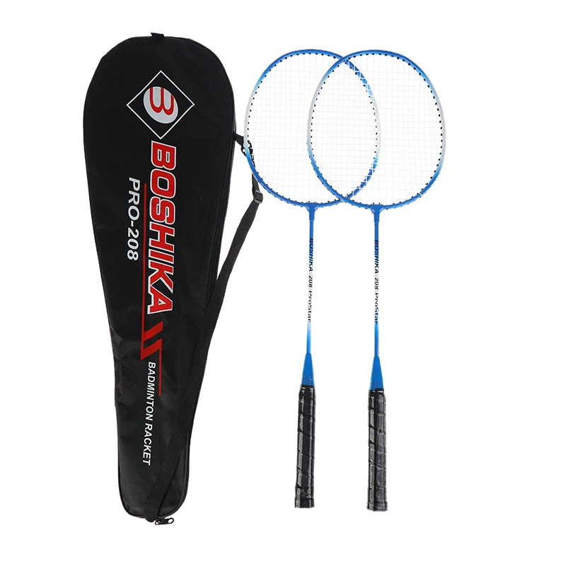 kit badminton raquetes duravel durável em liga de ferro para iniciantes, crianças e adultos.