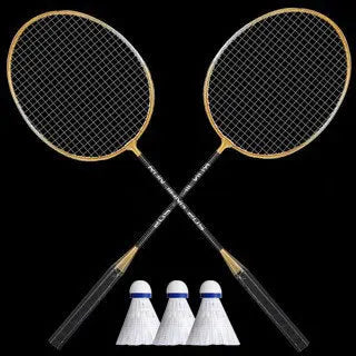 Conjunto de raquete de badminton com liga leve desmontavel esporte fitniss.