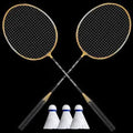 Conjunto de raquete de badminton com liga leve desmontavel esporte fitniss.