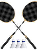 Conjunto de raquete de badminton com liga leve desmontavel esporte fitniss.