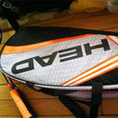 Mochila raqueteira HEAD capacidade de 3 a 6 raquetes e acessorios pessoais.