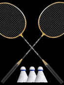 Conjunto de raquete de badminton com liga leve desmontavel esporte fitniss.