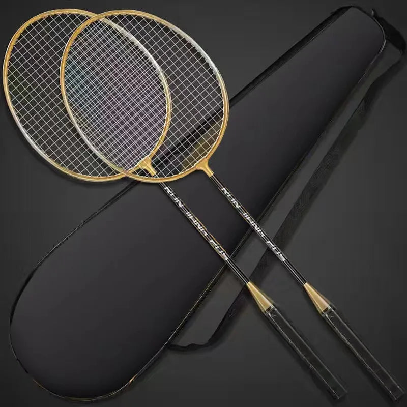 Conjunto de raquete de badminton com liga leve desmontavel esporte fitniss.
