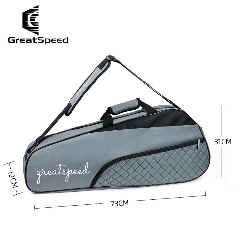 Mochila para raquete de  tenis e badminton.