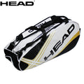 Mochila raqueteira HEAD capacidade de 3 a 6 raquetes e acessorios pessoais.