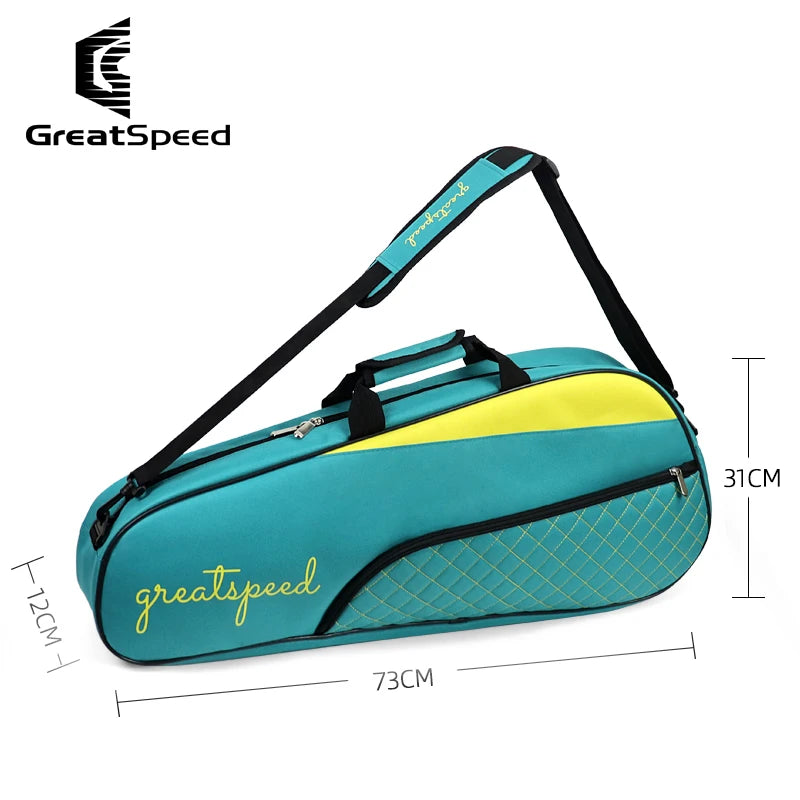 Mochila para raquete de  tenis e badminton.