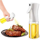 Borrifador de Óleo Premium 2 em 1 com spray de névoa fina e dosador, disponível em 200ml, 300ml e 500ml, ideal para Air Fryer, churrasco, saladas e preparo de alimentos.
