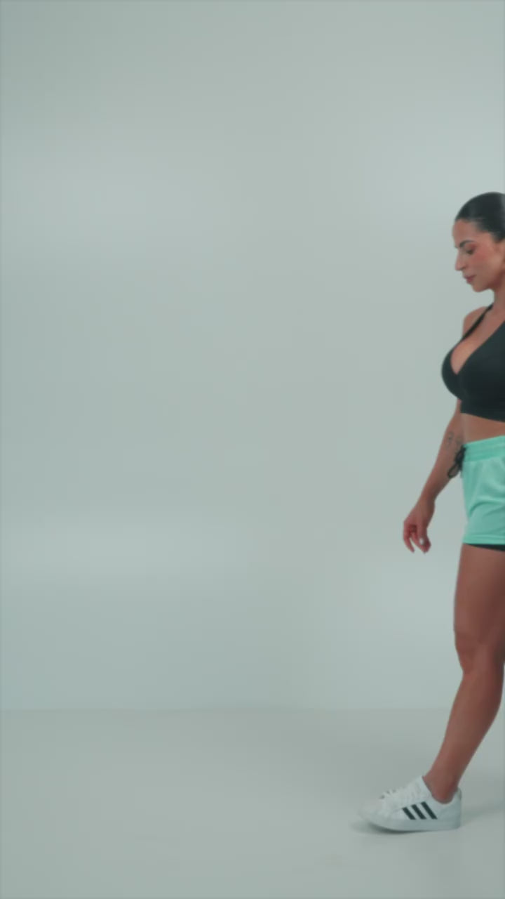 Short Dryfit Feminino Bermuda Dupla legging compressão